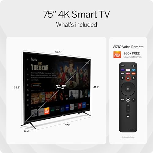 75-Inch 4K UHD LED Smart TV Y6599