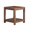 Rustic Brown 2-Tier Side Table C557