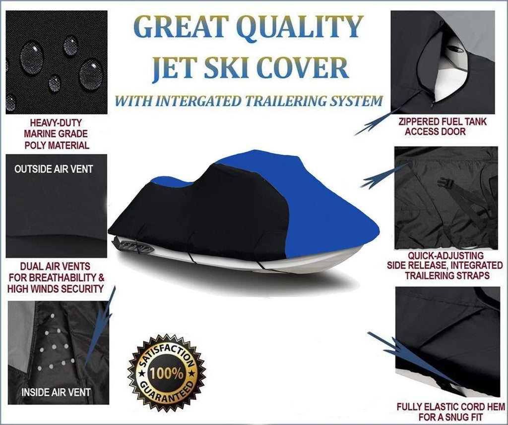 Heavy-Duty PWC Cover for Yamaha Jet Ski 750 1996 1997 1-2 Seater J7811