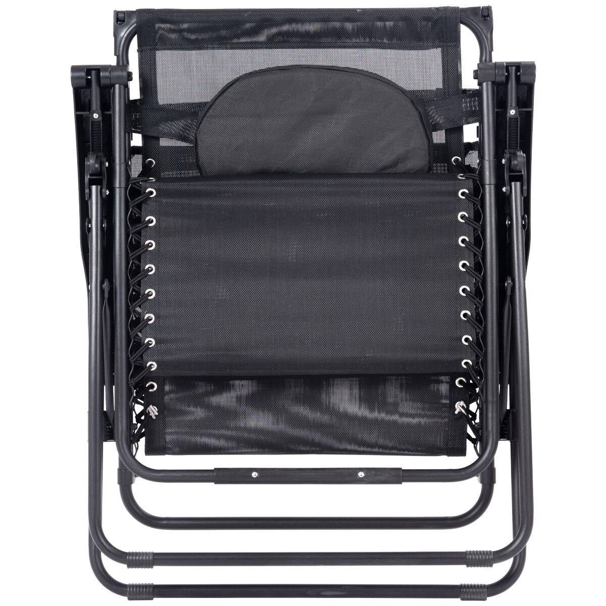 Folding Recliner Lounge Chair with Cup Holder D613