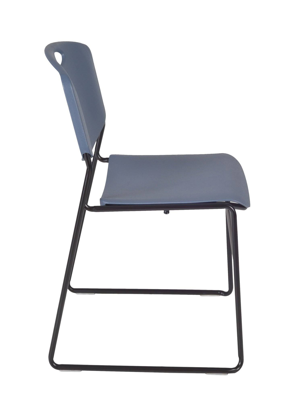 48x22 Square Breakroom Table with 4 Stack Chairs C3651