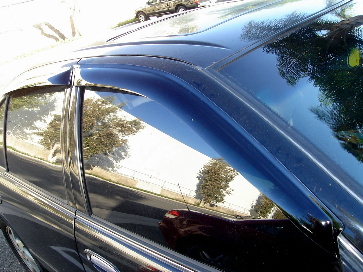 4 Pcs Dark Smoke Window Visor Deflector B5549