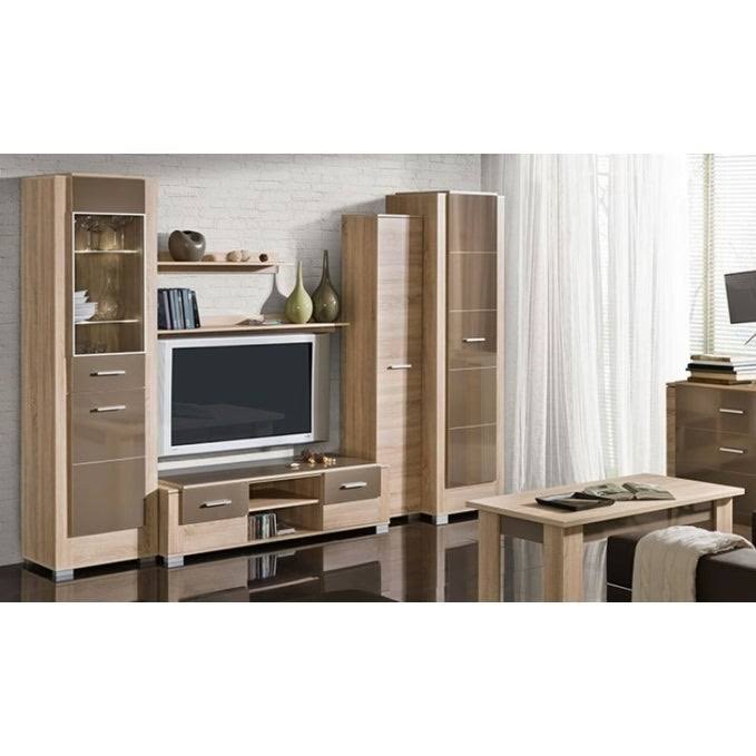 Sonoma Oak White TV Stand T361