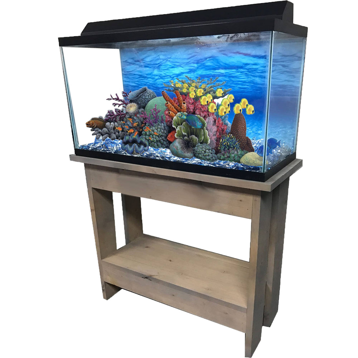 Brown Cabinet Aquarium Stand Y932133