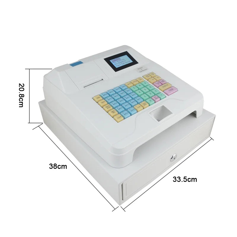 Electronic Cash Register Pos System with Drawer Thermal Printing W104942
