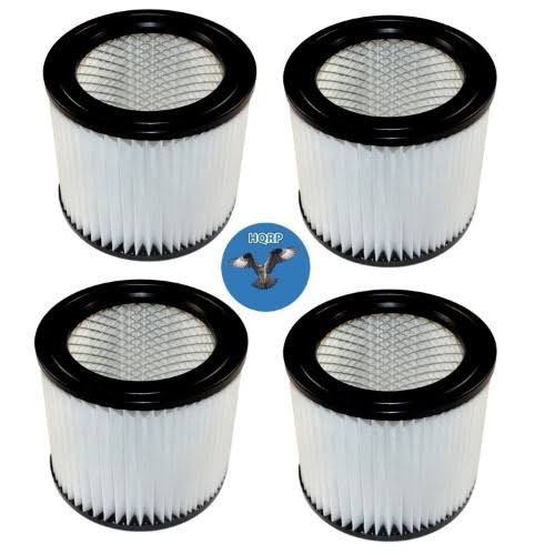 4-Pack Small Cartridge Filter for Wet/Dry Vacuums G177