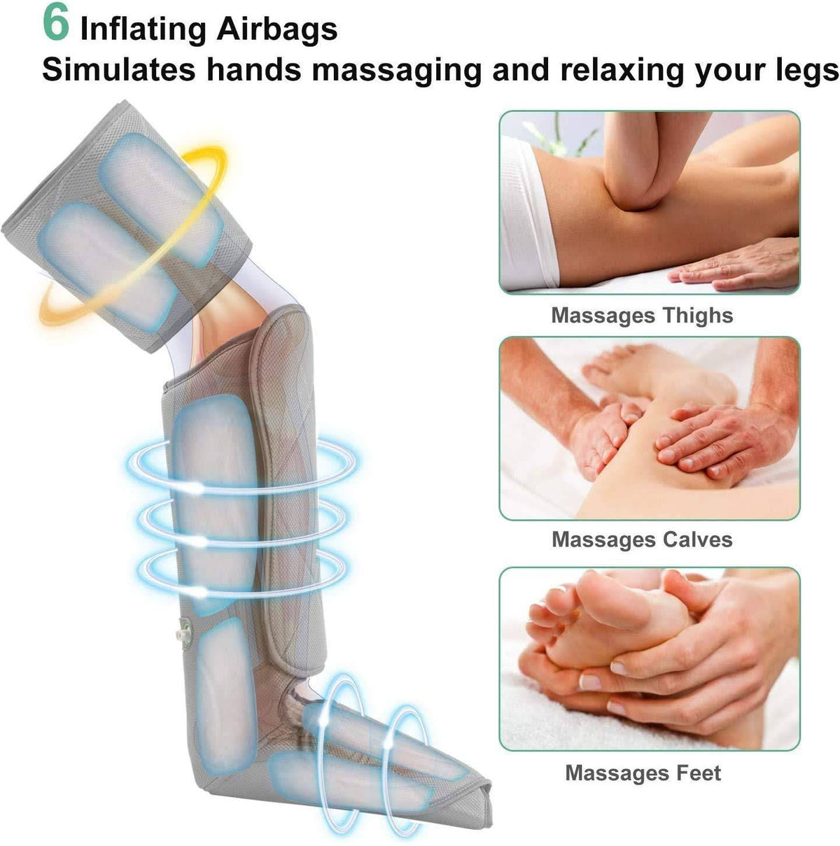 Calf Feet Thigh Compression Leg Massager A5191