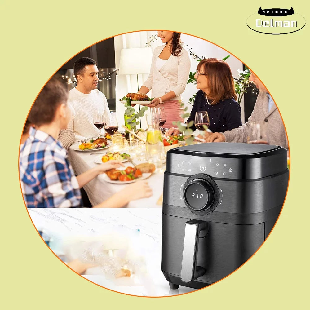 8-in-1 Electric Air Fryer Oilless Cooker S2481
