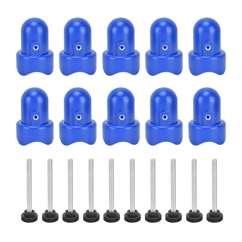 Blue Trampoline Enclosure Pole Cap with Screw W8013