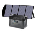2000 Watt 1500Wh Portable Power Station with 140W Foldable Solar Panel Y307539
