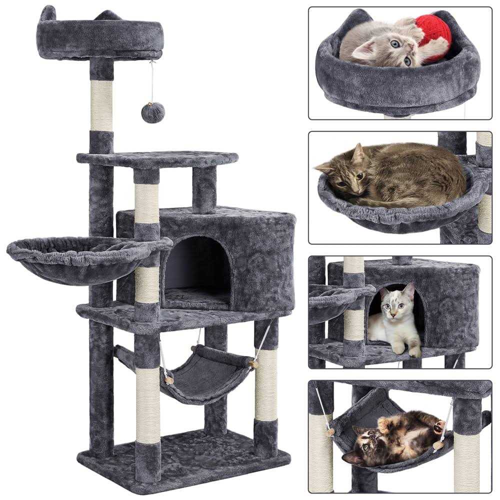 54.5 inch Cat Tree Tower with Scratching Posts P4568