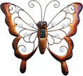Solar Metal Butterfly Garden Wall Art with Solar Light R738077
