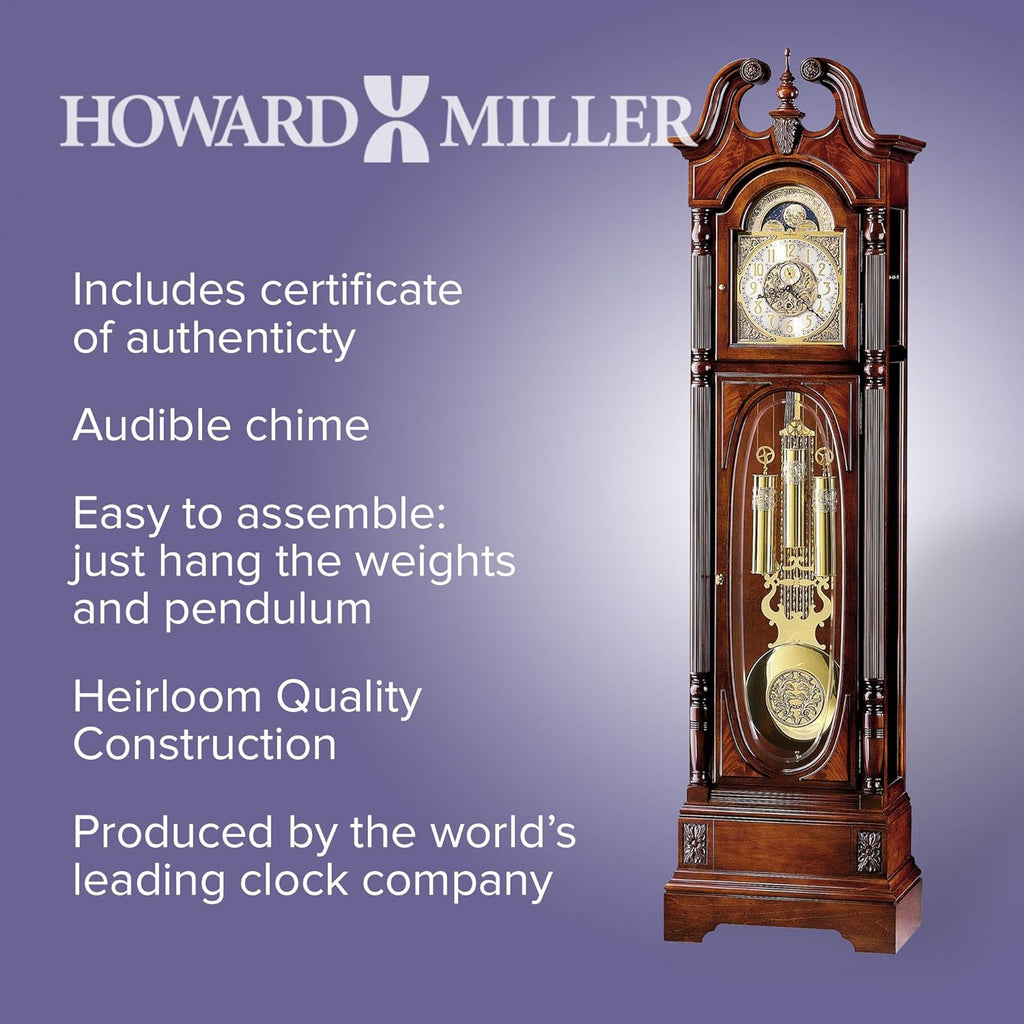 Windsor Cherry Grandfather Floor Clock B923