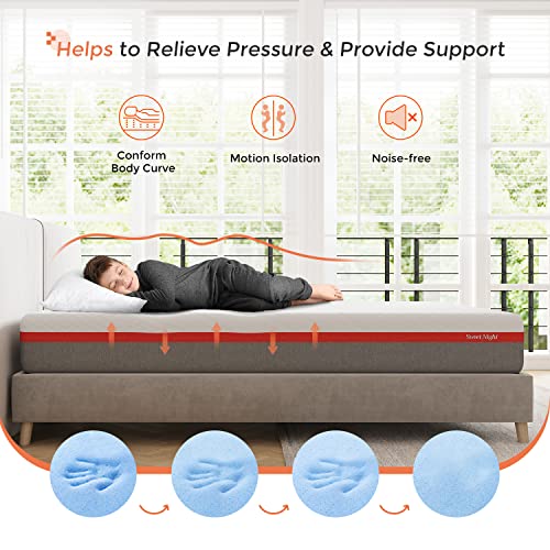 King Size 10 Inch Cooling Gel Memory Foam Mattress I192593