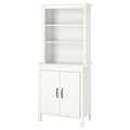 White High Cabinet with Doors O4432