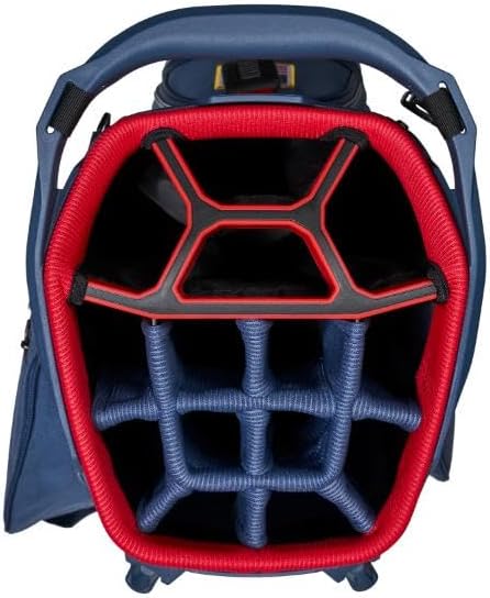 Navy Red White Stand Bag O9276