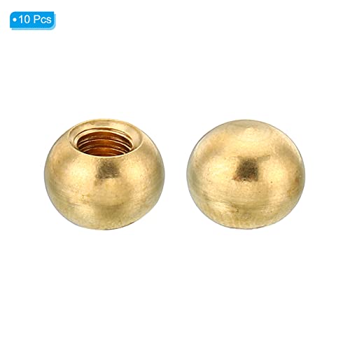 10 Pack Brass M3x0.5 Thread Cap Nuts F5066