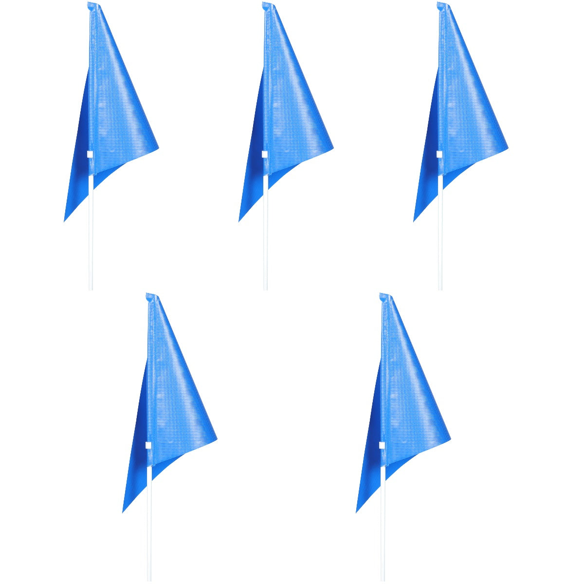5 Sets of Bike Safety Flag with Pole U4965