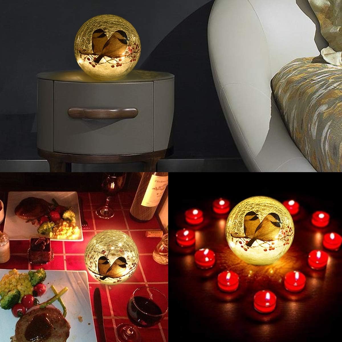 5.9 inch LED Night Lamp with Timer C7682