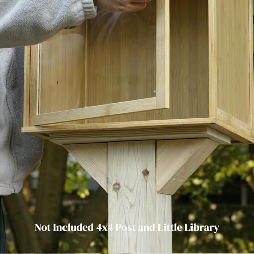 Outdoor Wood Book Storage Box Bracket G551