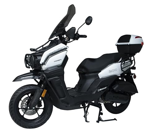 Black 200cc Scooter with 13 inch Wheels H6252