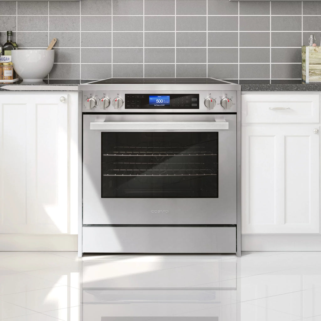 2 Piece Kitchen Appliance Package with 30" Over the Range Microwave & 30" Freestanding Electric Range I414795