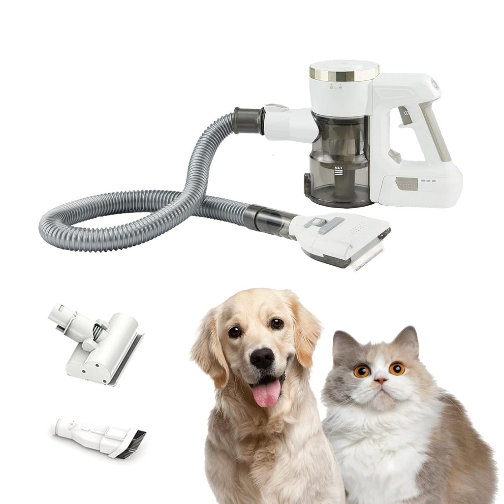 Cordless Pet Vacuum Cleaner with Grooming Brush U4790