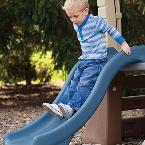 Outdoor Swing Set with Slide and Playhouse I23477