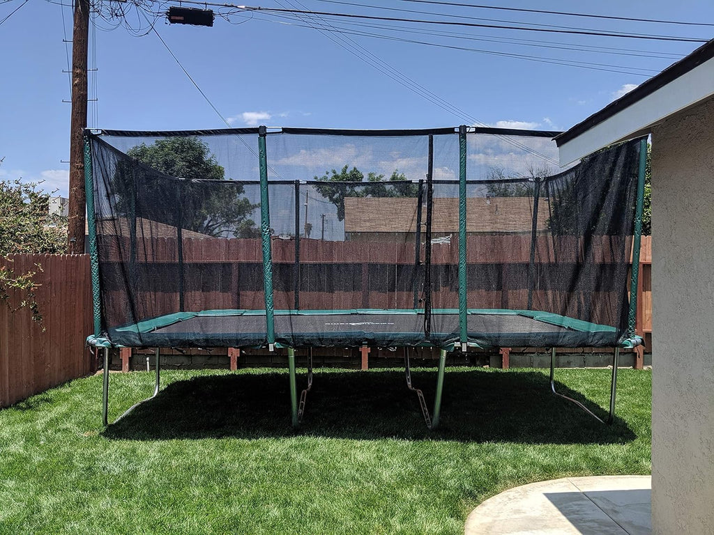 Rectangle Trampoline with Net Enclosure W50439