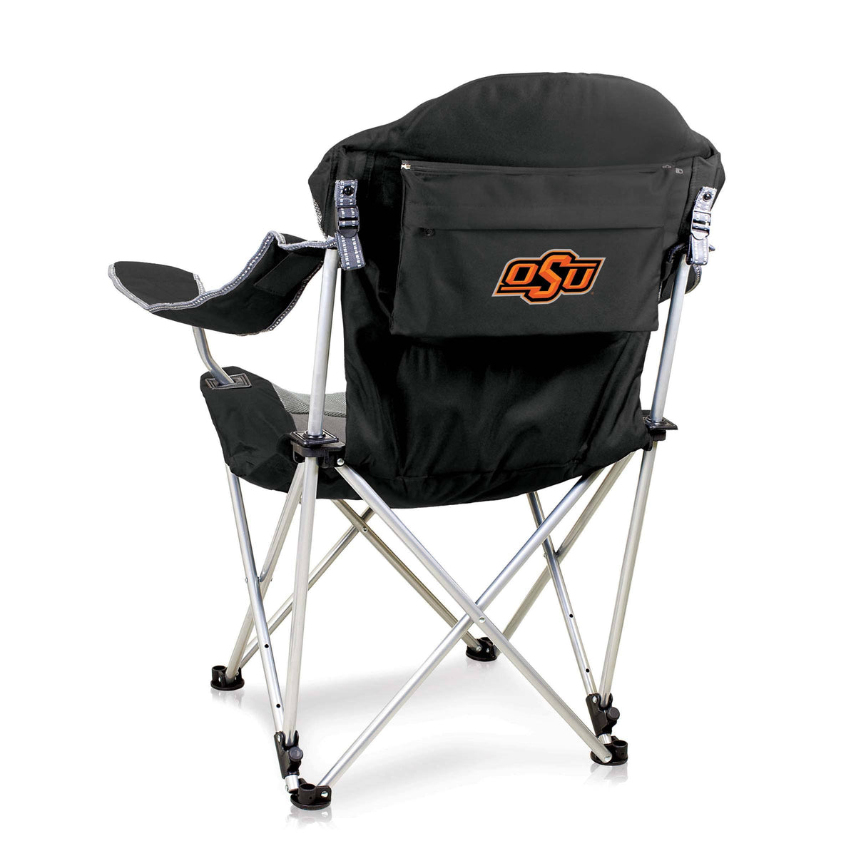 Black Reclining Camp Chair V566373
