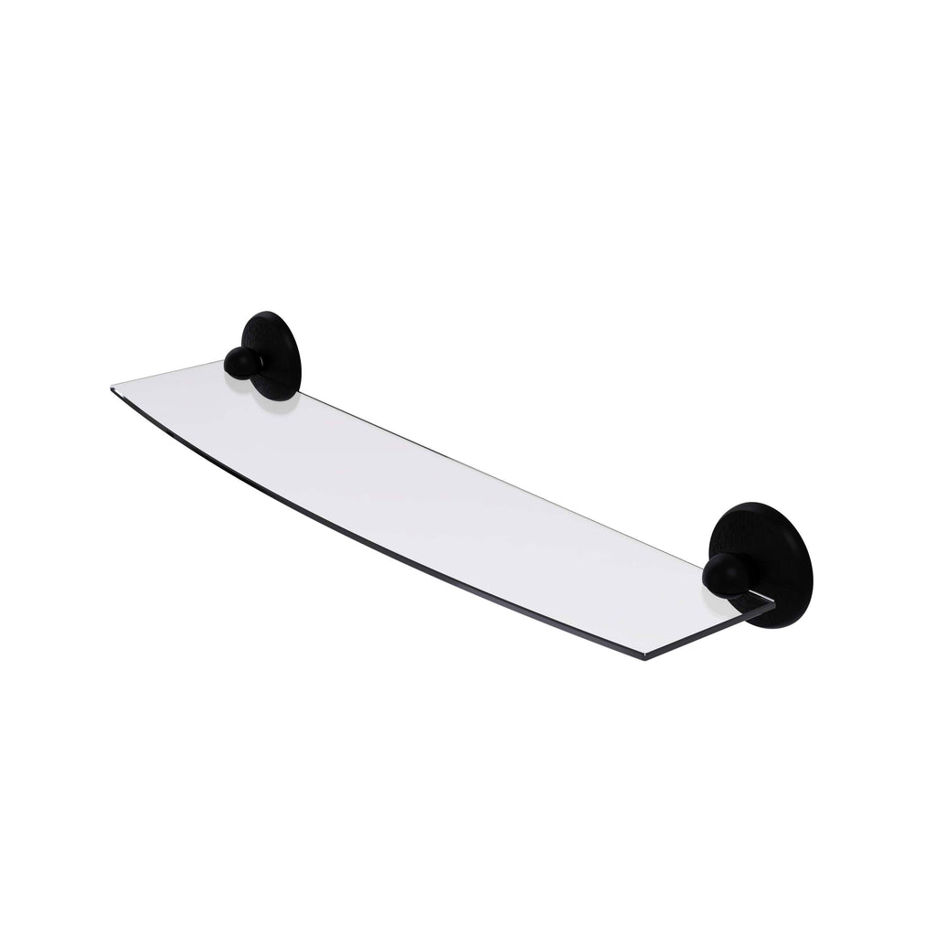 24 inch Glass Shelf Matte Black V16231