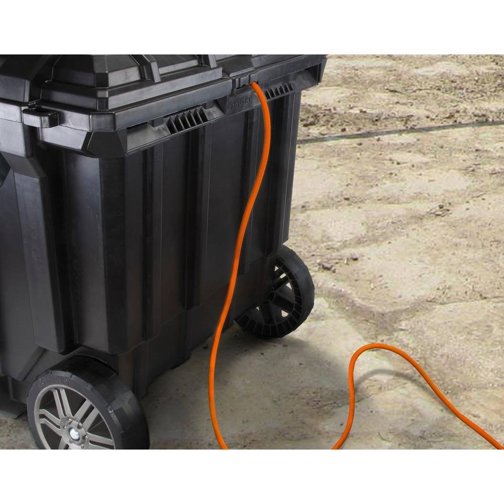 Black Mobile Job Box Utility Cart J4397