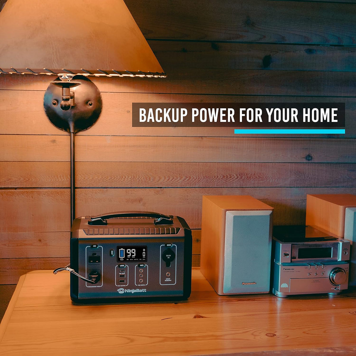500W Portable Power Station with 560Wh Battery J9395