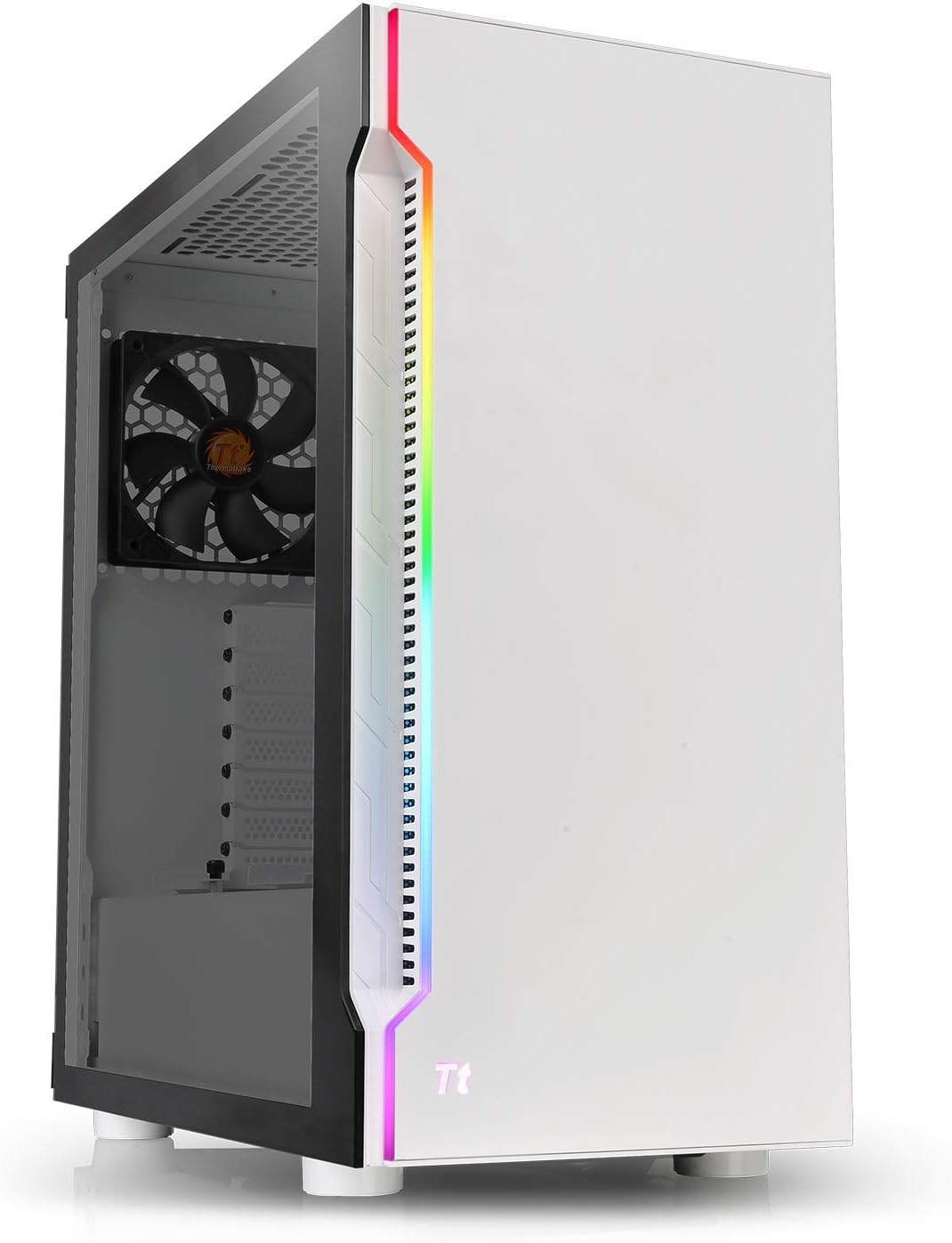 Tempered Glass RGB ATX Mid Tower Case with 120mm Rear Fan G3154