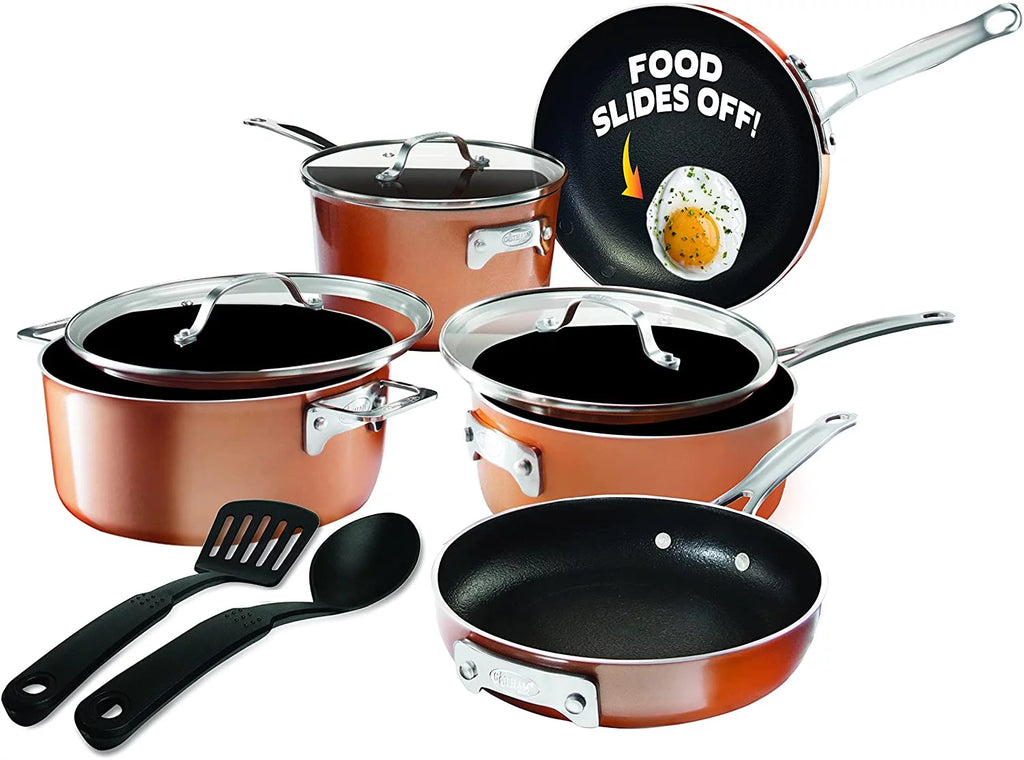 10 Piece Nonstick Ceramic Cookware Set Y77217
