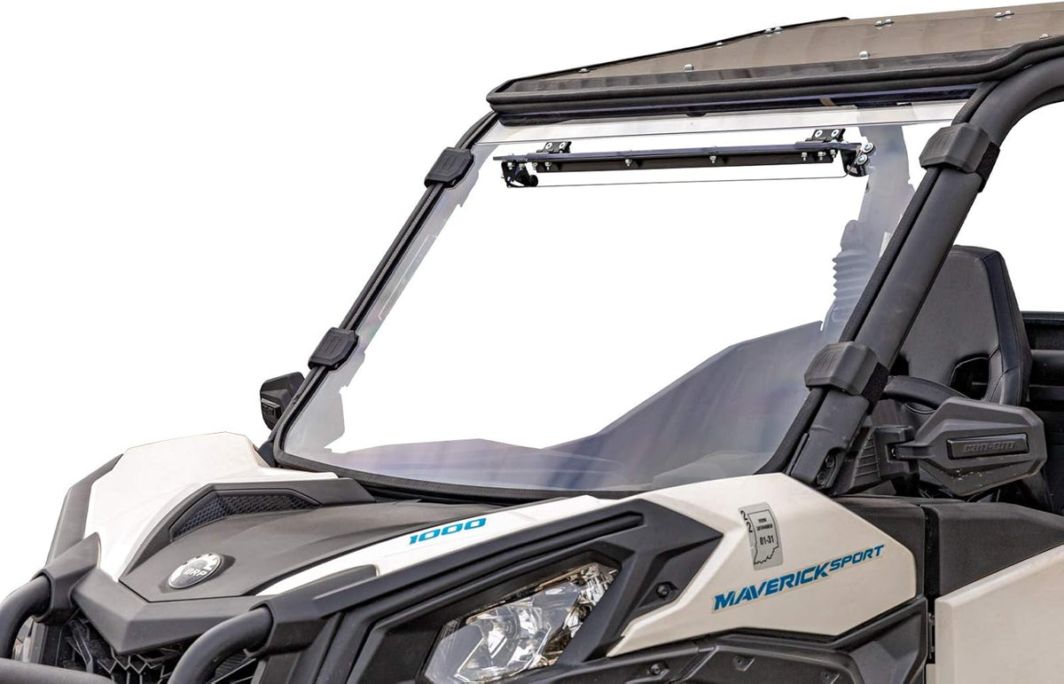 Heavy Duty Scratch Resistant Vented Full Windshield M832