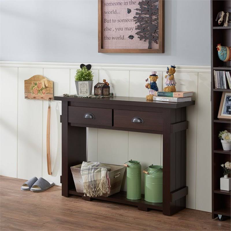 Walnut Console Table S5099