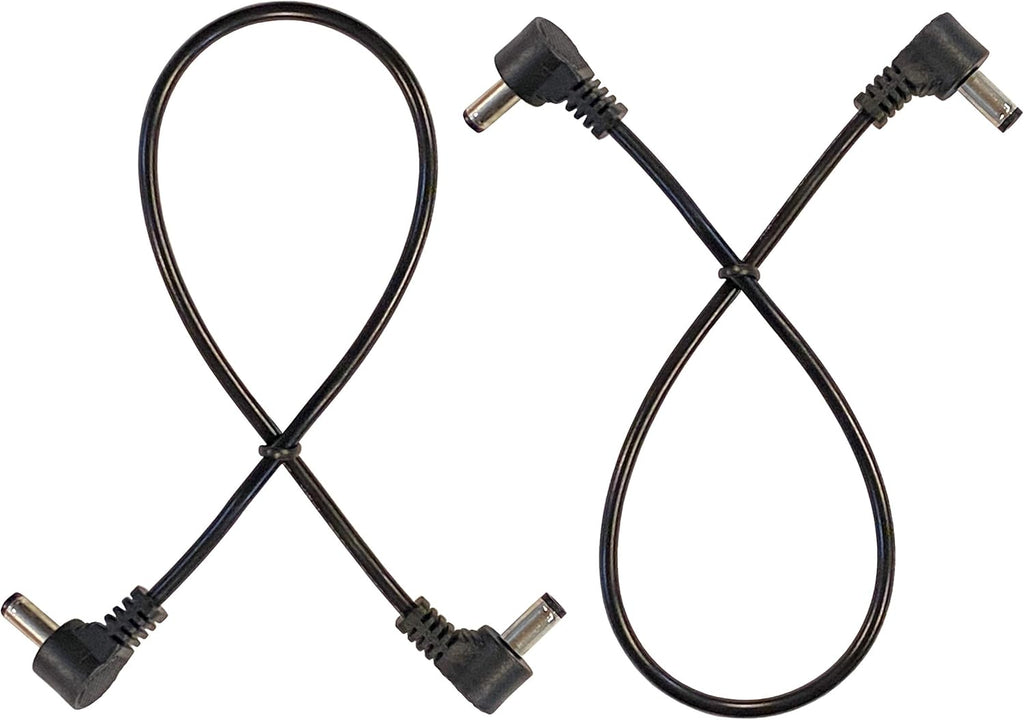 1 Foot Right Angle DC Power 5.5mm x 2.1mm Patch Cables I521167
