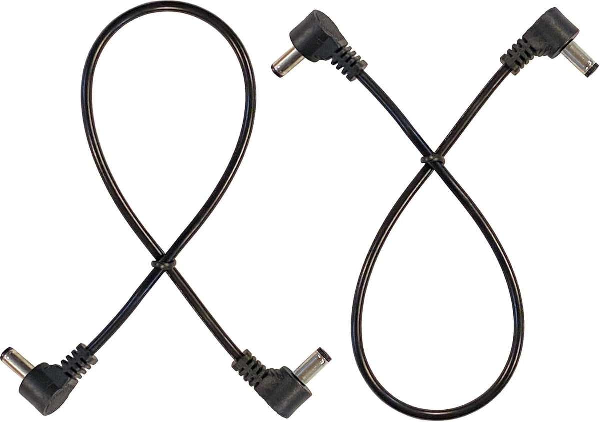 1 Foot Right Angle DC Power 5.5mm x 2.1mm Patch Cables I521167