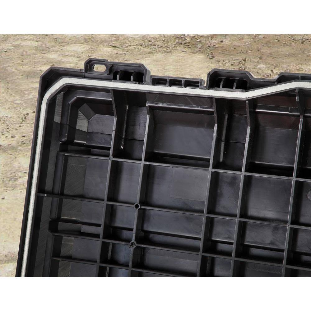 Black Mobile Job Box Utility Cart J4397