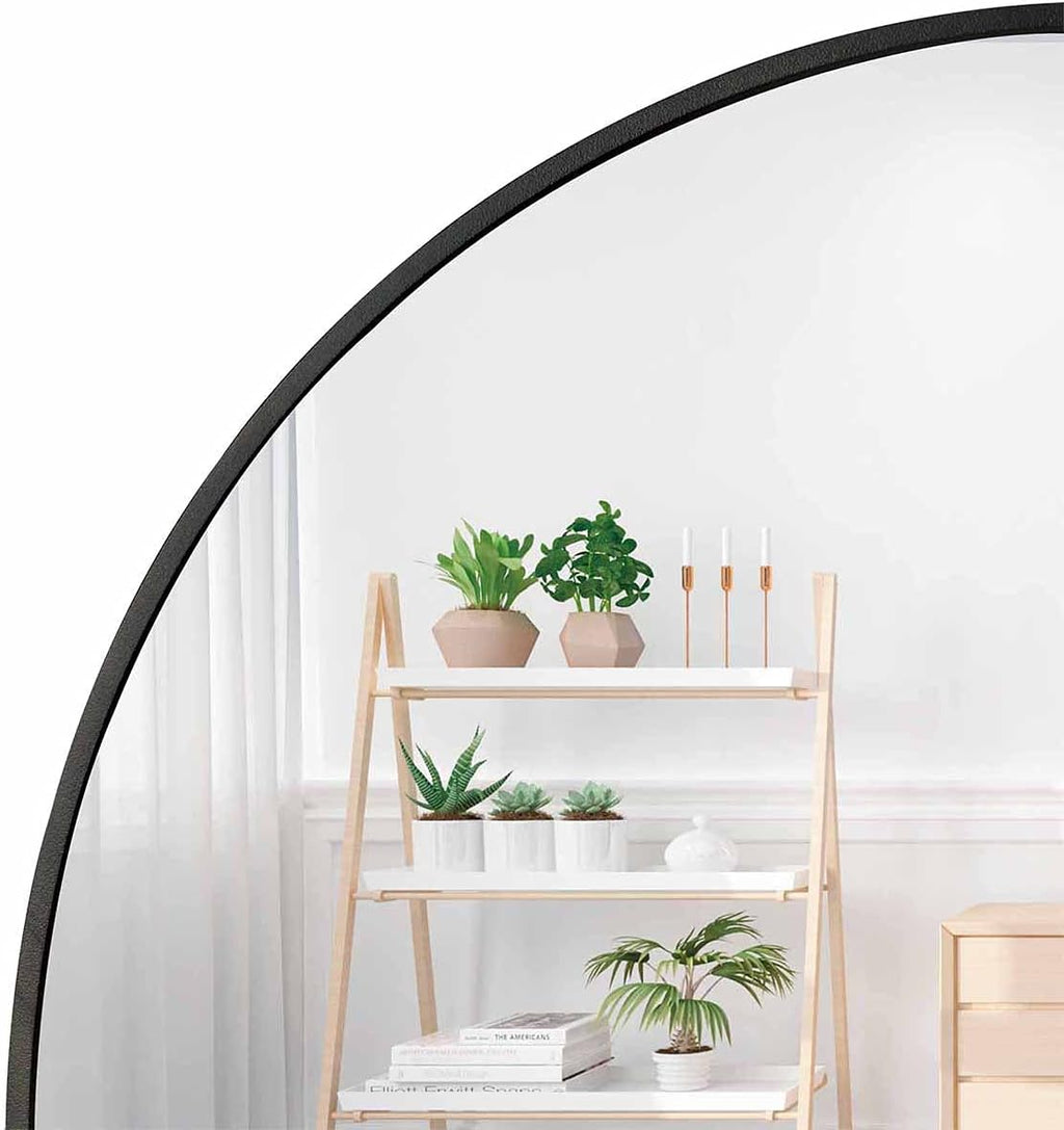 Black 24 x 36 Inch Wall Mounted Vanity Mirror H746
