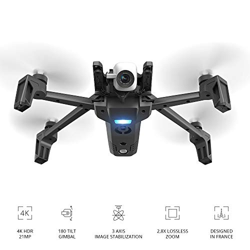 Dark Grey Foldable Drone with 4K HDR Camera I29861