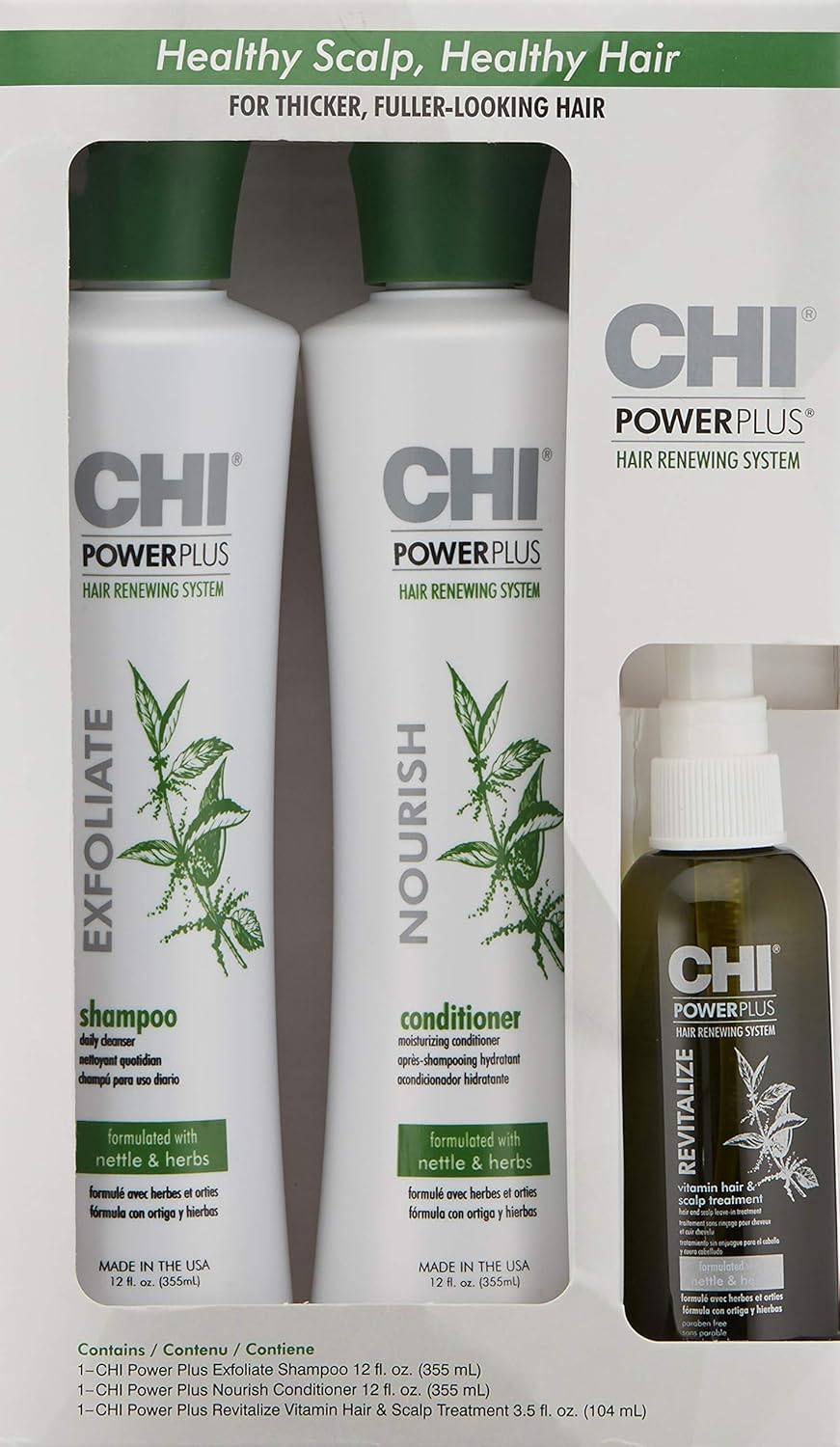 Powerplus Starter Kit with Shampoo, Conditioner and Scalp Treatment N7649