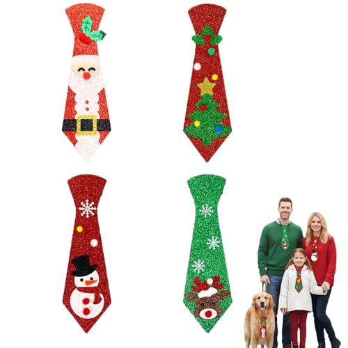 Multicolor Christmas Neckties H20436