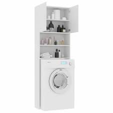 Black Chipboard Washing Machine Cabinet F6315