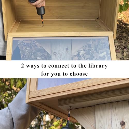 Outdoor Wood Book Storage Box Bracket G551