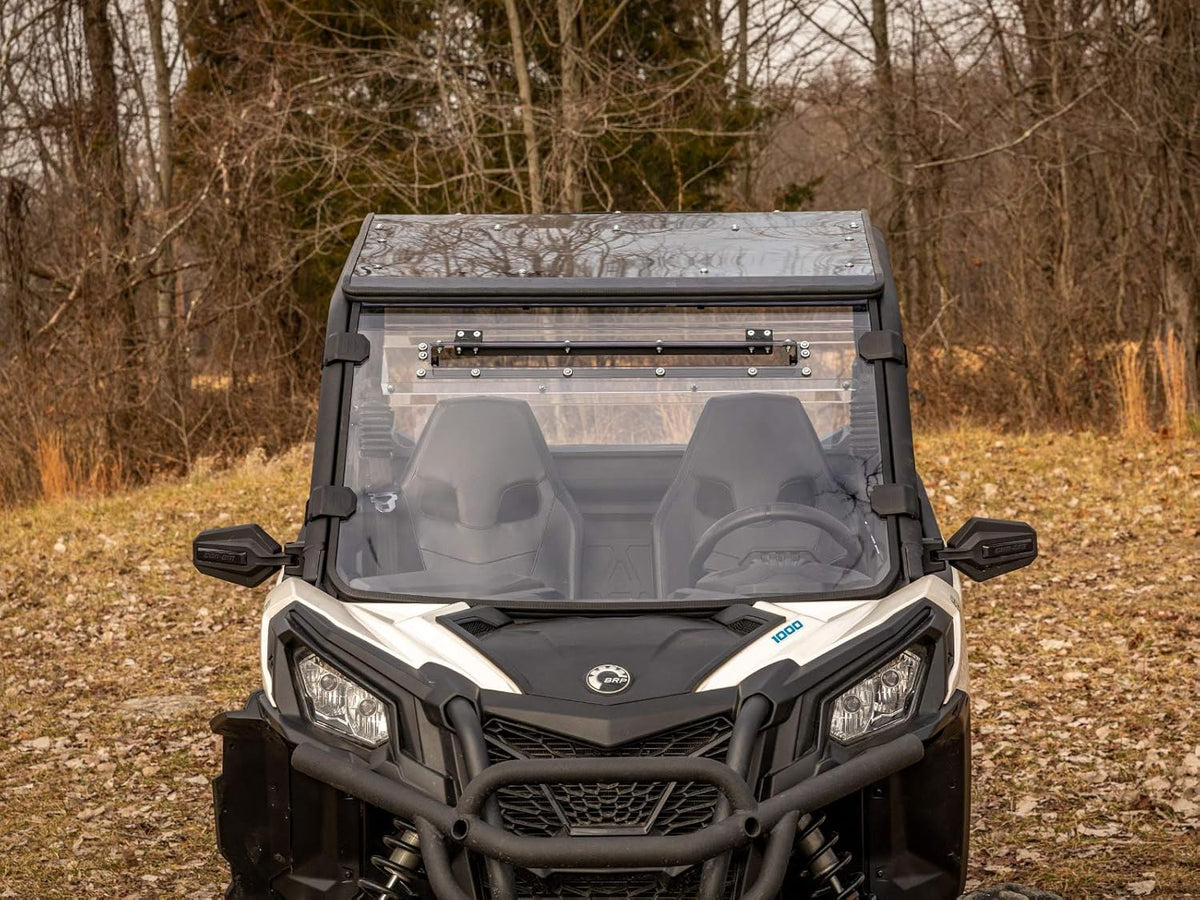 Heavy Duty Scratch Resistant Vented Full Windshield M832