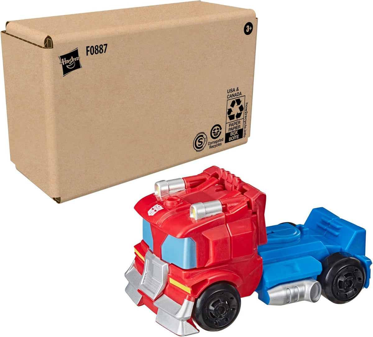 4.5-Inch Action Figure Converting Robot Toy G4753