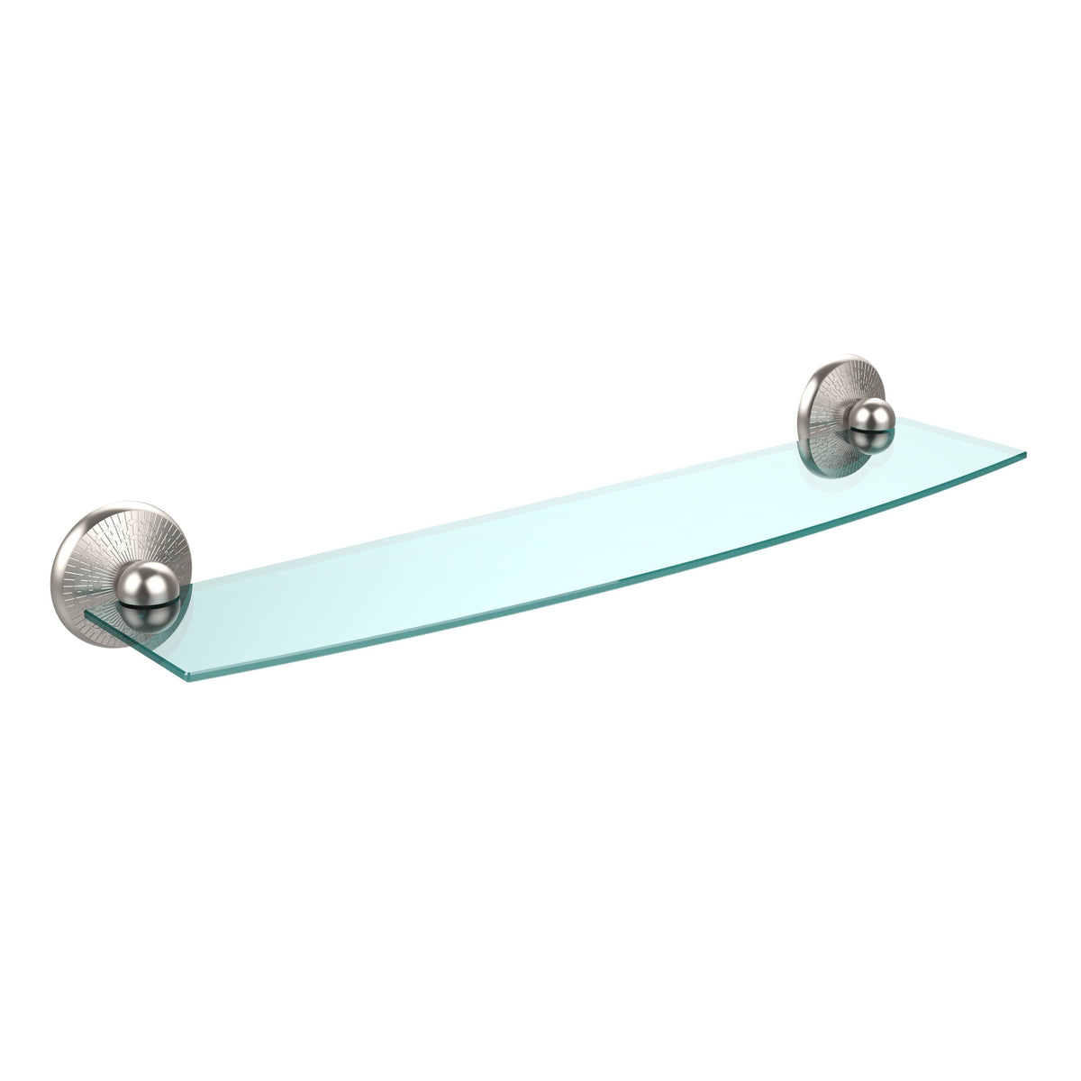 24 inch Glass Shelf Matte Black V16231