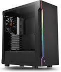 Tempered Glass RGB ATX Mid Tower Case with 120mm Rear Fan G3154